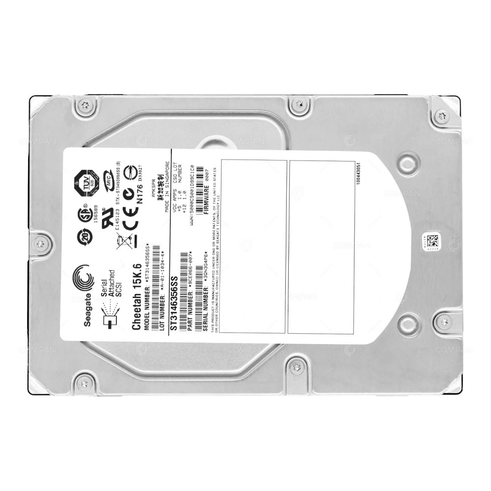 ST3146356SS SEAGATE HDD 146GB 15K SAS 3G 3.5' LFF HOT-SWAP